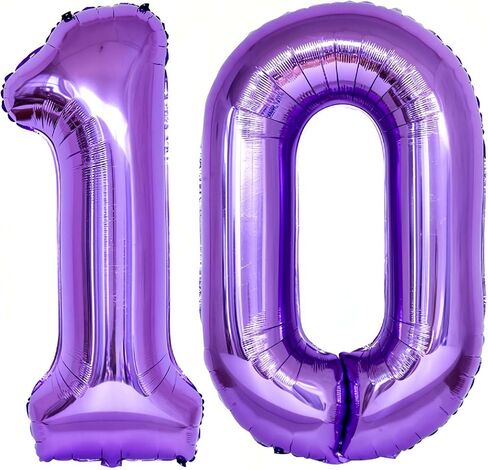 Purple 11 Number Balloons, 40 Inch Giant Number 11 Balloons Foil Mylar Helium Purple Number Balloons for 11th Birthday Party Supplies Anniversary Event Celebration Decorations in Saudi Arabia