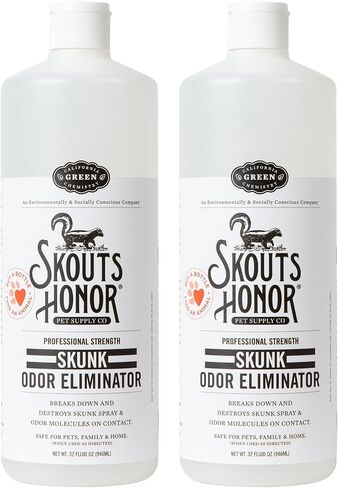 SKOUT'S HONOR Odor Eliminator - Plant-Powered Deodorizer for Offensive Pet Odors, Destroys Molecules On Contact - Biodegradable, Eco-Friendly, No Residue, 35 oz in Kuwait