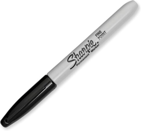 SHARPIE King Size Permanent Marker Large Chisel Tip, Great for Poster Boards, Black, 4 Count Permanent Marker, Fine Point, Black, Pack of 5 in Saudi Arabia
