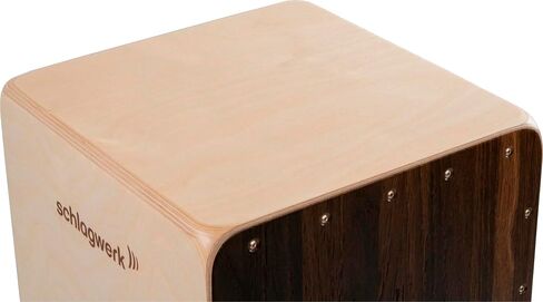 Schlagwerk CP404BLK 2inOne Series Snare Cajon l Black Baltic Birch Front Plate l Made in Germany in Saudi Arabia