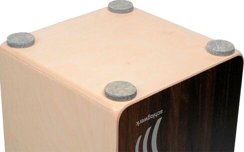 Schlagwerk CP404BLK 2inOne Series Snare Cajon l Black Baltic Birch Front Plate l Made in Germany in Saudi Arabia