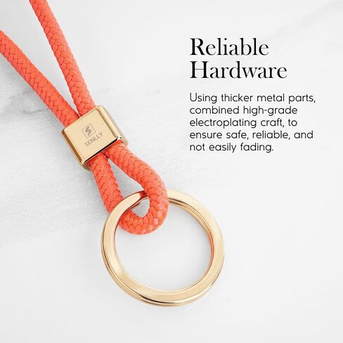 Senlly Wristlet Lanyard Strap للمفاتيح ، حامل مفاتيح المعصم الأصلي للتصميم البسيط in Kuwait