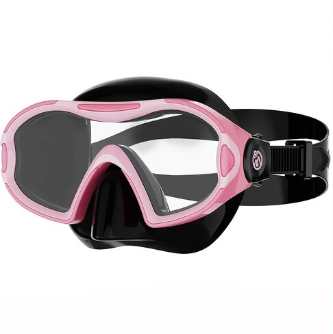 نظارات سباحة للأطفال من OutdoorMaster Stingray مع غطاء للأنف، قناع غوص للسباحة للأطفال، نظارات سباحة مضادة للضباب للأولاد والبنات، للأعمار من 5 إلى 12 عامًا in Kuwait