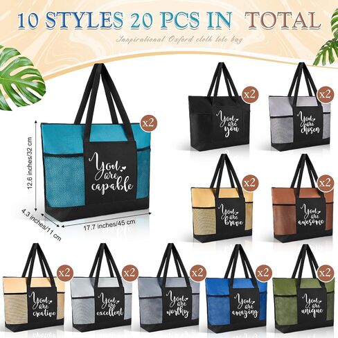 Thank You Tote Bags Bulk Employee Appreciation Gifts for Women Nurse Teacher Team Group in Saudi Arabia