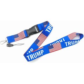 Pinstant Trump President President Campaign 2024 US Flag America Donald Detachable 20.3