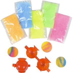 ArtCreativity Make Your Pouncy Ball Kit ، مجموعة من 12 مجموعة فردية ، فنون وحرفية DIY للأطفال ، كل واحد يصنع كراتين كذابين ، مشروع علمي للبنين والبنات ، ألعاب تعليمية ، تفضل الحفلات