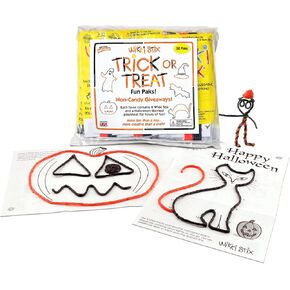 خدعة Wikki Stix أو متعة PAKs هي علاج الهالوين المثالي غير المعدني ، PAK من 50 ، المصنوعة في الولايات المتحدة الأمريكية!