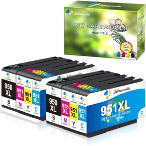 711XL Ink Cartridges High Yield Compatible Replacement for HP 711 Ink Cartridge 711XL Black use with HP Designjet T520 T120 T520 24-in T520 36-in Printers (5-Pack, 2 Black/C/M/Y)