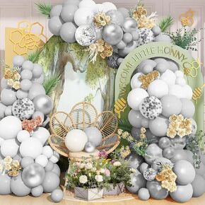 Sage Green Green Tan Balloon Arch Kit - 134pcs Retro Olive Green Brown and Nude Neutral Latex Palloons Garland for Baby Shower Gender Canner Safari Safari Woodland Decortations Party Party Secorts