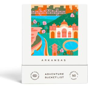 Arkansas Adventure Bucket List: 50 Scratch-Off Cards for Outdoor Activities, Tourist Attractions, and Road Trips - Perfect Travel Gift and Guide for Exploring Arkansas