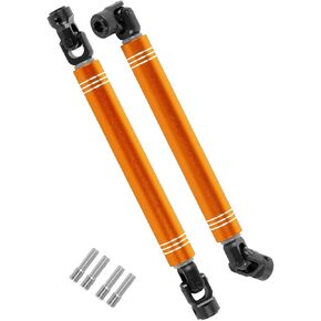 RC 98-115MM MABLER DRIVE ROPRODERS Part for 1/10 AXIAL SCX10 SCX10 II 90046 SCX10 III AXI03007 TRX4 D90 ، Universal Drivwesaft ، Steel and Aluminium Axles ، 2pcs ، Gold ، Gold ،