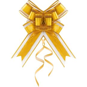 20 PCS Pull Bows Graduation Gift Wrapping Bow for Presents Baskets Boxes Flower Large Graduation Ribbon Bows for Mother's Day Birthdays Wedding Parties Christmas Valentine's Day（6 inches）