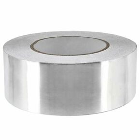 شريط رقائق الألومنيوم ، 5 -inch x55 ياردة ، شريط فضي متعدد الوظائف ، مناسب جدًا للتكييف وصيانة أنابيب الهواء والمزيد