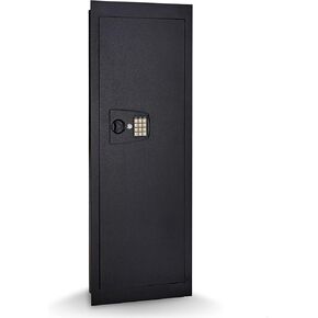 SnapSafe in Wall Long Gun Safe - Secure Heavy Duty Flush Security Safe with Digital Keypad - Use as a Gun Cabinet, Rifle Safe, or Home Safe for Valuables - Installs in Minutes, 44 x 16.25 x 4 Inches