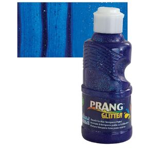 Prang DIXX11775 8 oz Ready to Use Washable Paint Glitter Blue