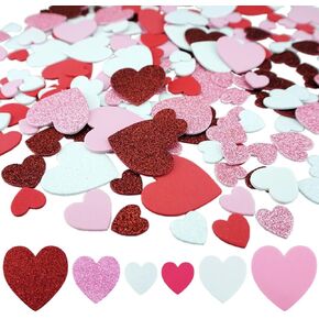 240 PCS HEART LLATERS FOAM FOAM HEART على شكل قلب مغلف ختم لاصق ذاتي للاصطدام ل DIY