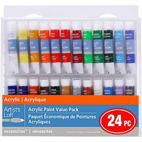 24 Color Color Acrylic Paint Back by Artist's Loft ™ ™ ™