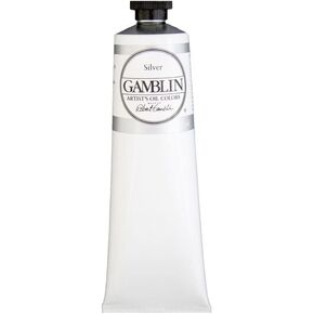 Gamblin Artist Oil Color - Silver - 150 ML Tube
