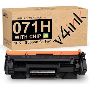 V4ink 071H 071 استبدال خرطوشة الحبر لـ Canon 071 عالية السعة 071H يعمل الحبر الأسود مع ImageClass LBP122DW MF273DW MF272DW MF275DW LBP120 MF270.