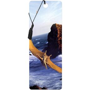 Bookmark - Pterodactyl from Deluxebase. A Dinosaur Bookmark with lenticular 3D Artwork Licensed from Renowned Artist Jerry LoFaro