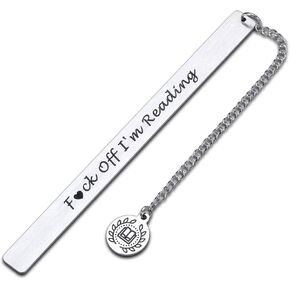 Funny Bookmark for Readers Gifts for Book Lovers Best Friends Book Markers for Son Daughter Teens Birthday Graduation Christmas Book Mark for Bookish Bookworms Reading Present Gifts for Boys Girls