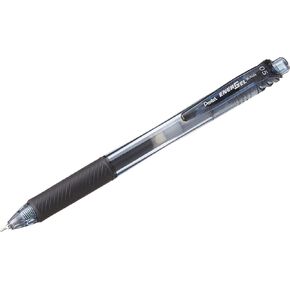 Pentel BLN105A EnerGel X Roller Ball Retractable Gel Pen, Black Ink, Fine, Dozen (BLN105-A)
