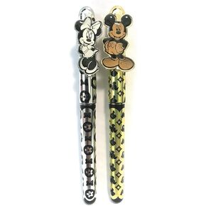 مجموعة القلم Mickey & Minnie Mouse Gold & Silver 2PCS