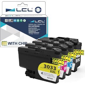 LCL LC3035 XXL Super High Yield Ink Cartridges (4-Pack, BK/1C/1M/1Y) - LC3035 Ink Cartridges Replacement for MFC-J995DW MFC-J815DW MFC-J805DW MFC-J805DW XL Printer