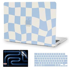 Anban متوافق مع MacBook Pro 14 Inge Case 2025 2024 2023 2022 2021 M4 M3 M2 M1 A3112 A3185 A3401 A2918 A2992 A2779 A2442 ، Cassh Shell Case+لوحة مفاتيح+حامي شاشة Green Chess.