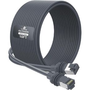 150FT Starlink Gen3 Cable, Outdoor Standard V3 Cable for Starlink Kit, 26AWG 100% Oxygen-Free Copper, Waterproof, Replacement Gen 3 Extension Cable for Starlink Rectangular Satellite V3 Accessories in Kuwait