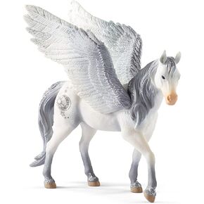 تمثال Schleich Bayala الأسطوري الأميرة Pegasus Unicorn - يضم أجنحة أرجوانية ، لعبة حيوانية متكررة للغاية وممتعة للبنين والبنات ، هدية للأطفال الذين تتراوح أعمارهم بين 5 سنوات