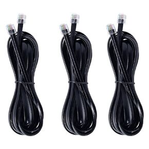 RJ12 Cable Phone Cord 15ft RJ12 6P6C Male to Male STROMEL SALIN