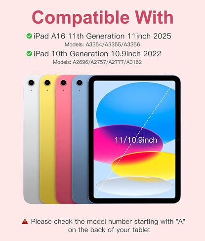 Hamile for iPad A16 11th 10th Generation Case with Keyboard - Wireless in Kuwait