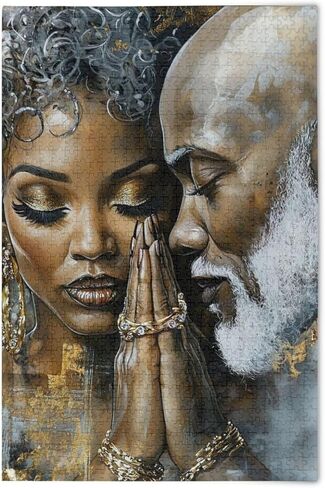 Puzzles for Adults 500 Piece African American Black Women Dinner Jigsaw Puzzles for Kids Toy Game Gift 202b2289 in Kuwait