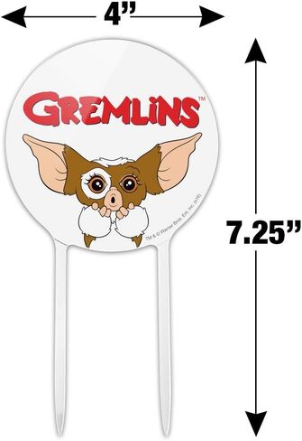 أكريليك Gremlins Gizmo Logo Cake Topper Party Decoration for Wedding Anniversary Drightuation in Saudi Arabia
