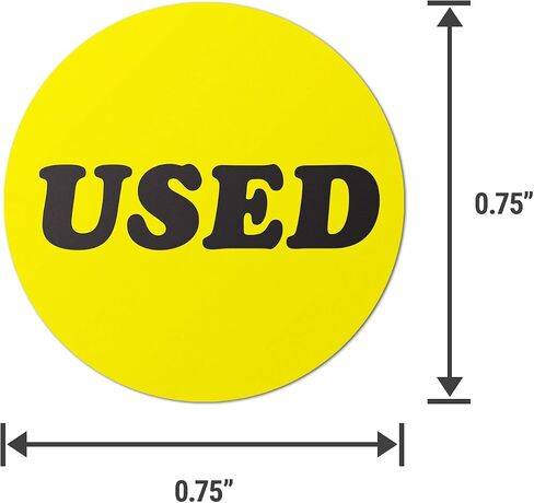 'New' Product Condition Labels (0.75 inch, Red - 300 Labels) Clear & Bold New Signage Stickers for Quality Control, Inventory Control, Shipping & Handling - Highly Visible in Kuwait
