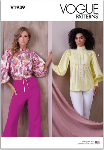 Vogue Misses 'Top Pattern Top Packet ، رمز التصميم V1939 ، الأحجام 8-10-12-14-14 in Saudi Arabia