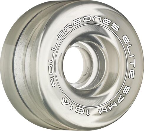 Rollerbones Art Elite 57mm 101A White Roller Skate Competition Wheels 8 pk in Saudi Arabia