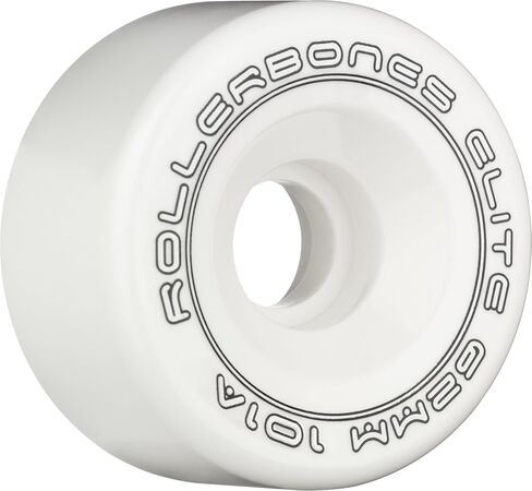 Rollerbones Art Elite 57mm 101A White Roller Skate Competition Wheels 8 pk in Saudi Arabia