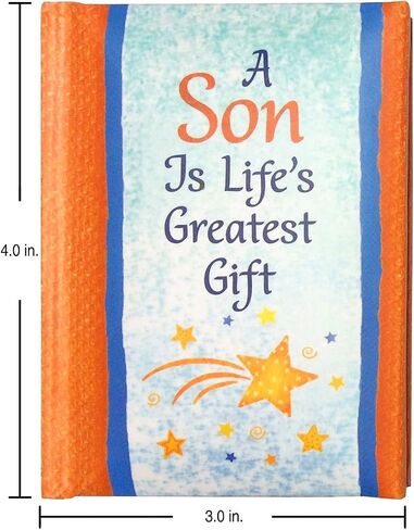 Blue Mountain Arts Mini Book (A little book for my wonderful Son…)—Birthday Gift, Graduation Gift, Stocking Stuffer, or Just Because Gift from Mom or Dad, by Douglas Pagels, 4 x 3 inches in Saudi Arabia