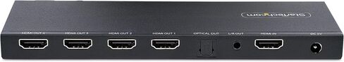StarTech HDMI Splitter، من 1 إلى 4، 4K 60 هرتز HDMI 2.0، قشارة، HDR، بصري in Saudi Arabia