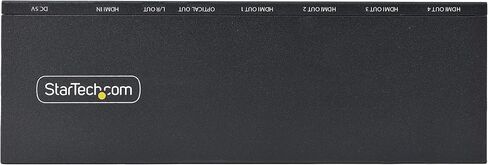 StarTech HDMI Splitter، من 1 إلى 4، 4K 60 هرتز HDMI 2.0، قشارة، HDR، بصري in Saudi Arabia