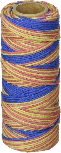Hemptique 100% Hemp Cord Spool - 62.5 Meter Hemp String - Made with Love - No. 20 ~ 1mm Cord Thread for Jewelry Making, Macrame, Scrapbooking, DIY, & More - Variegated Camo in Kuwait