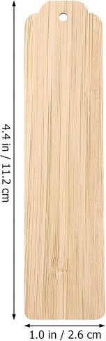 10pcs إشارات خشبية فارغة - علامات خشبية غير مكتملة مع ثقوب لقراءة DIY الإبداعية in Saudi Arabia