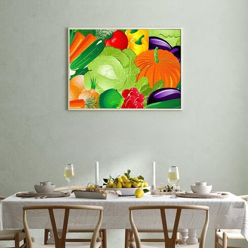 Farmers Market Puzzles for Adults 1000 Pieces, Jigsaw Puzzle Challenging Night Game Puzzles Interlock Perfectly No Dust for Home Decoration, Birthday Party Holiday Toy Gifts for Kids in Saudi Arabia
