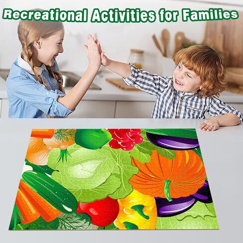 Farmers Market Puzzles for Adults 1000 Pieces, Jigsaw Puzzle Challenging Night Game Puzzles Interlock Perfectly No Dust for Home Decoration, Birthday Party Holiday Toy Gifts for Kids in Saudi Arabia