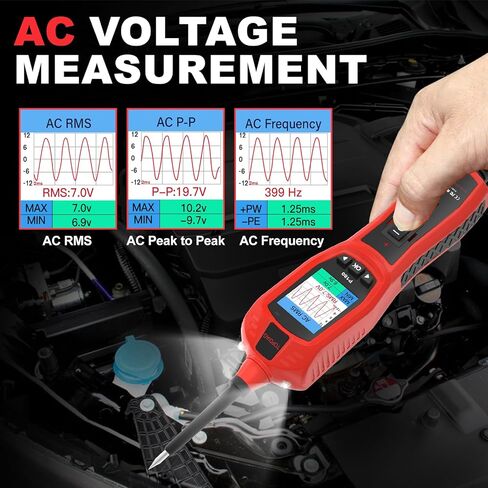 P60 Probe Tester, Automotive Circuit Test, with AC/DC Voltage Tester, LCD Screen Display, Electrical System Tool, Component Activation Diode Test Continuity Test, 6-24V Electric Light Test Pen in Kuwait