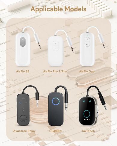 حافظة صلبة لجهاز استقبال الإرسال اللاسلكي AirFly SE/Pro/Duo Bluetooth، حقيبة حمل محمولة للسفر بالطائرة لكابل USB، محول، بطاقات الذاكرة، قرص U in Kuwait