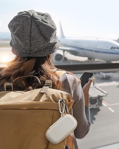 حافظة صلبة لجهاز استقبال الإرسال اللاسلكي AirFly SE/Pro/Duo Bluetooth، حقيبة حمل محمولة للسفر بالطائرة لكابل USB، محول، بطاقات الذاكرة، قرص U in Kuwait