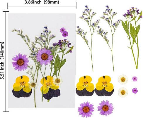 Ephlyn 24Pcs Wildflower Cake Toppers Wildflower Decor Baby In Bloom Baby Shower Cake Toppers for Women Birthday Bridal Shower Wedding Party Decoration Purple A in Saudi Arabia